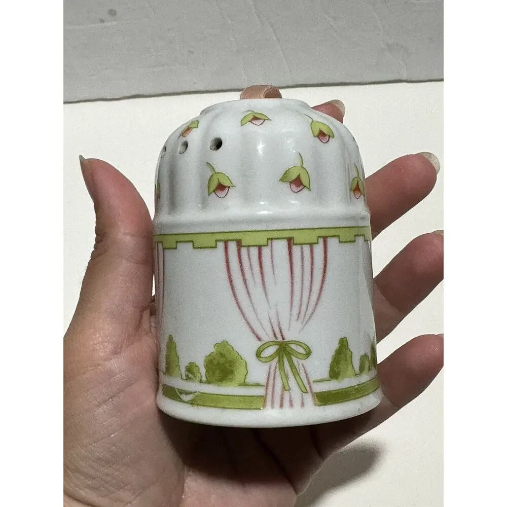 Ceramic Fragrance Pomander‎ Ben Rickert Garden Gazebo Floral Vintage Potpourri